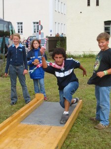 Foto vom Kegeln