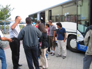 Foto von der Fahrt nach M&uuml;nchen