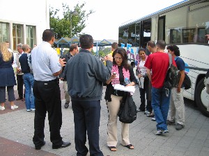 Foto von der Fahrt nach M&uuml;nchen