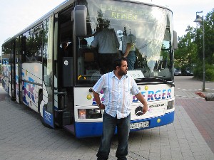 Foto von der Fahrt nach M&uuml;nchen