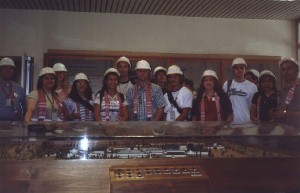 Foto von der Betriebsbesichtigung bei SGL