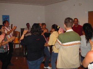 Foto der tanzenden Jordanier