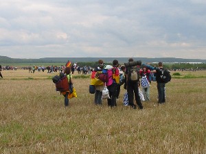 Foto vom Weg zum Marienfeld