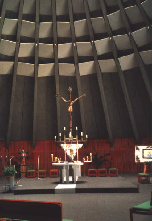 Foto vom Altar in St. Wolfgang in Syrgenstein